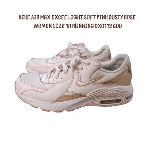 Nike Air Max Excee light soft shimmer pink women's 10 pre-owned great condition